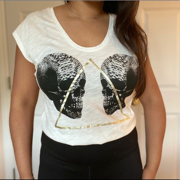 Express Skull Tee Halloween - Picture 1 of 11